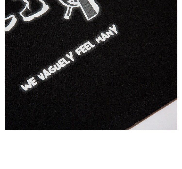 WE VAGUELY FEEL MANY OVERSIZED T-SHIRT