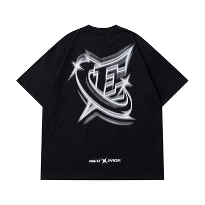 CHOIZE OVERSIZED T-SHIRT T-Shirt Choze Clothing BLACK XS 
