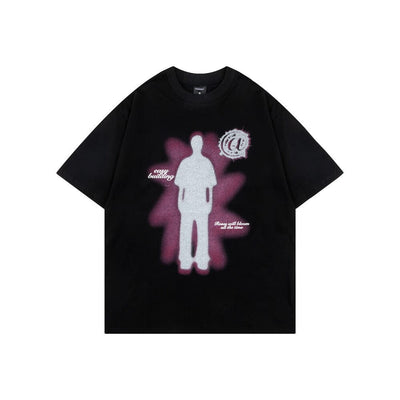 EASY BUILDING OVERSIZED T-SHIRT T-Shirt Choze Clothing BLACK XS 