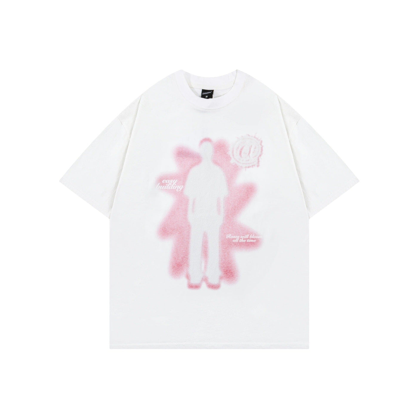 EASY BUILDING OVERSIZED T-SHIRT T-Shirt Choze Clothing WHITE XS 