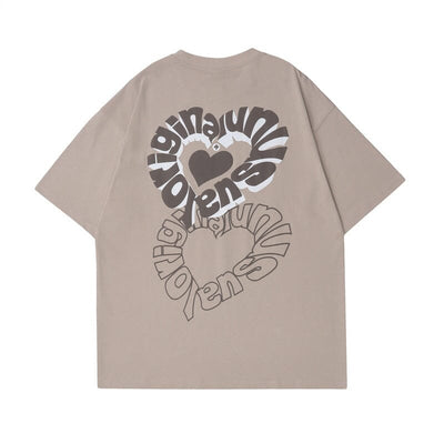 LOVING OVERSIZED T-SHIRT T-Shirt Choze Clothing APRICOT XS 