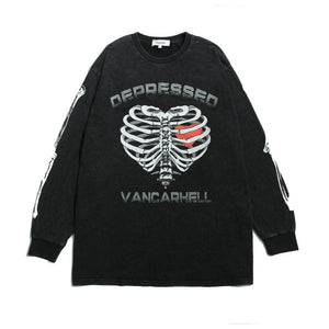 SILENCE IS BETTER THAN LIES OVERSIZED SWEATSHIRT Sweater Choze Clothing BLACK XS 