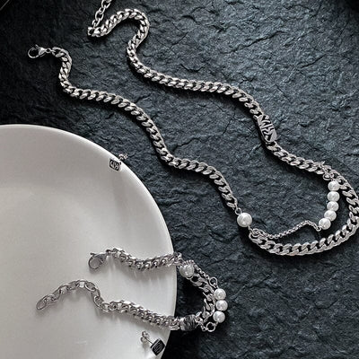 Titanium Steel Necklace – Timeless & Bold Sweater Choze 