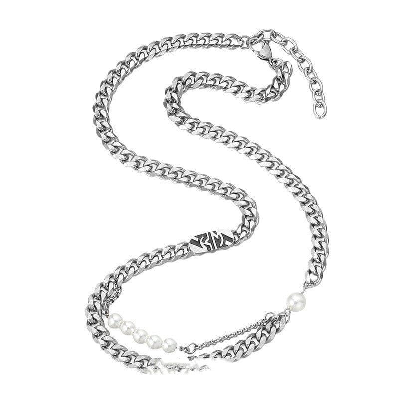 Titanium Steel Necklace – Timeless & Bold Sweater Choze 