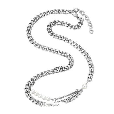Titanium Steel Necklace – Timeless & Bold Sweater Choze 